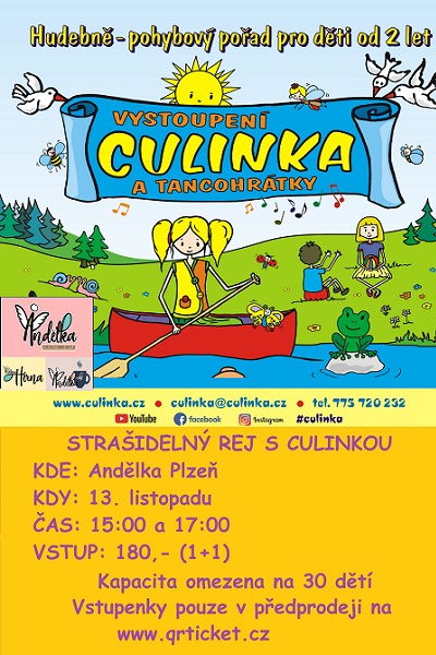Culinka - Strašidelný rej s Culinkou od 17:00